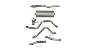 Chevrolet Silverado Performance Exhaust - Dual Rear Exit - CORSA Performance - Cat-Back Sport - `19-`24
